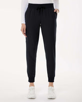 Jaanuu W20003 - Women's Silex Knit-Waist Scrub Joggers - Black