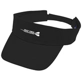 Cotton Twill Lightweight Visor - Black
