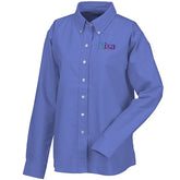 Blue Generation Long Sleeve Oxford - Ladies' - Solid - French Blue