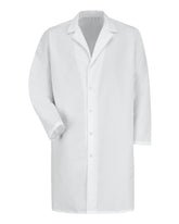 Red Kap KP38 - Unisex Lab Coat with Gripper - White