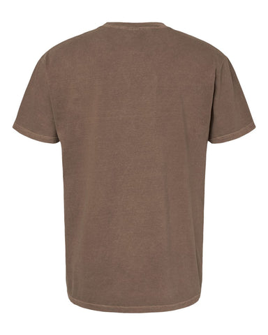 Comfort Colors 1717 - Unisex Garment-Dyed Heavyweight T-Shirt - Espresso - Back
