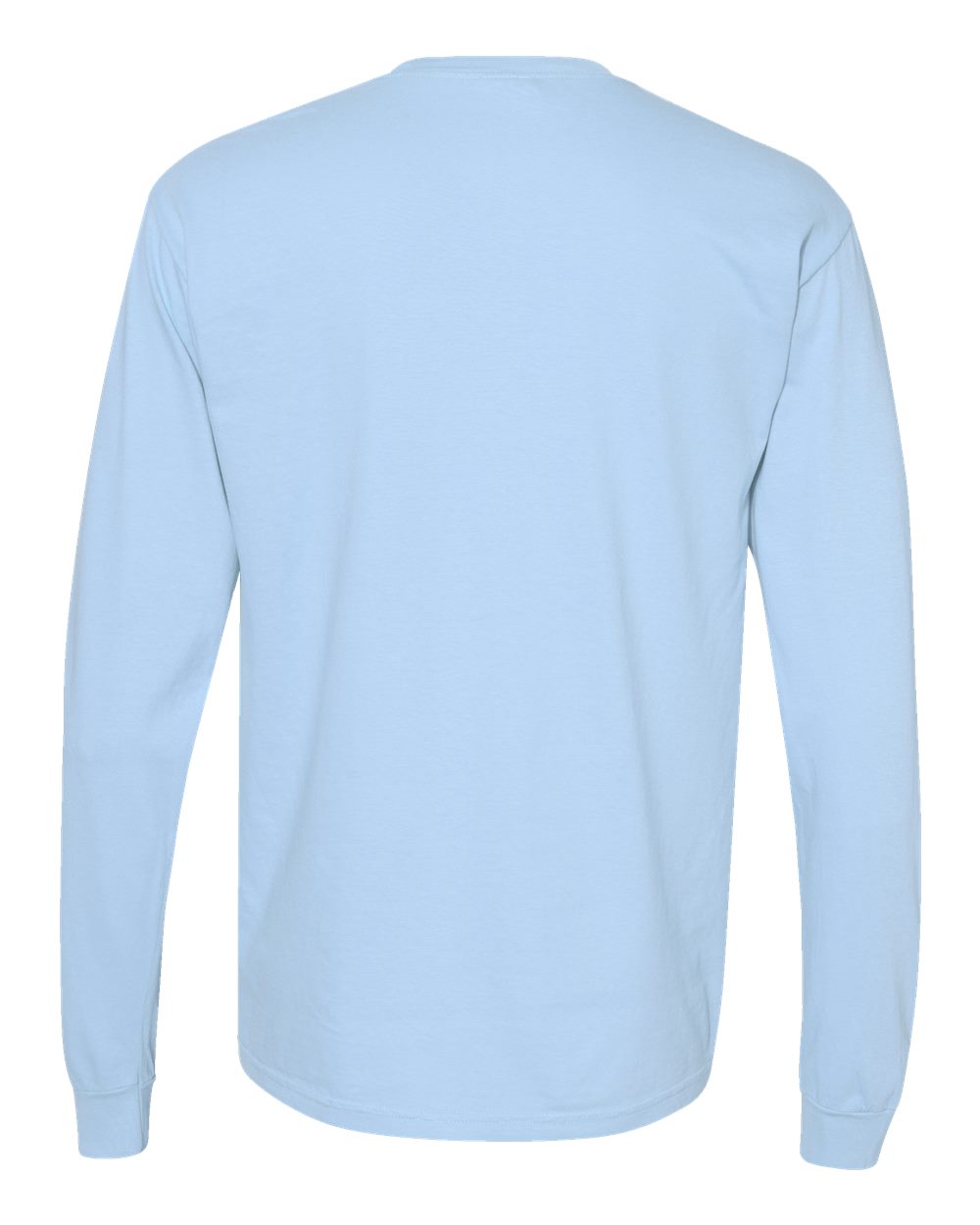 Comfort Colors 6014 - Unisex Garment-Dyed Heavyweight Long Sleeve T-Shirt - Hydrangea - Back