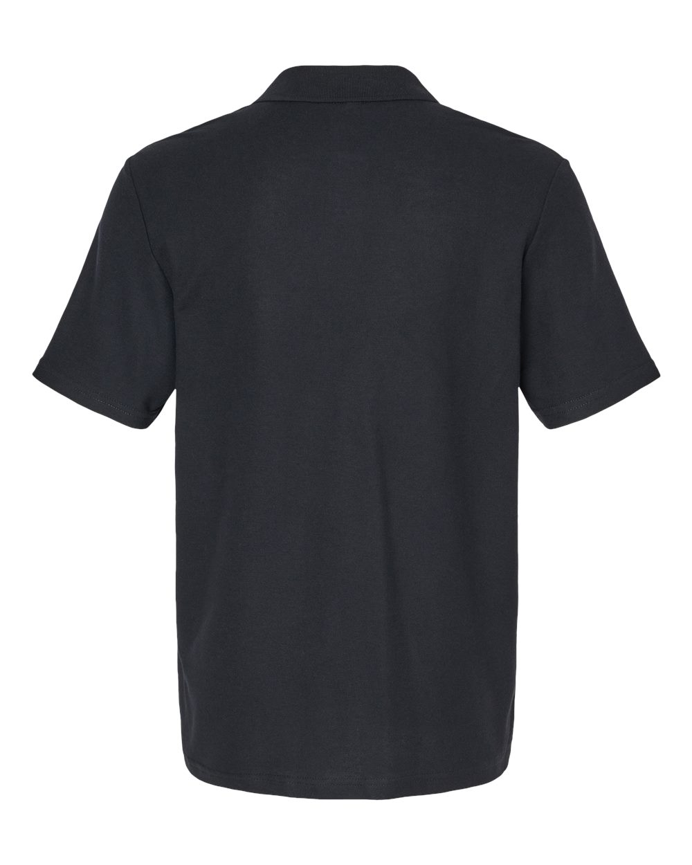 Gildan 64800 - Unisex Softstyle® Pique Polo - Black - Back