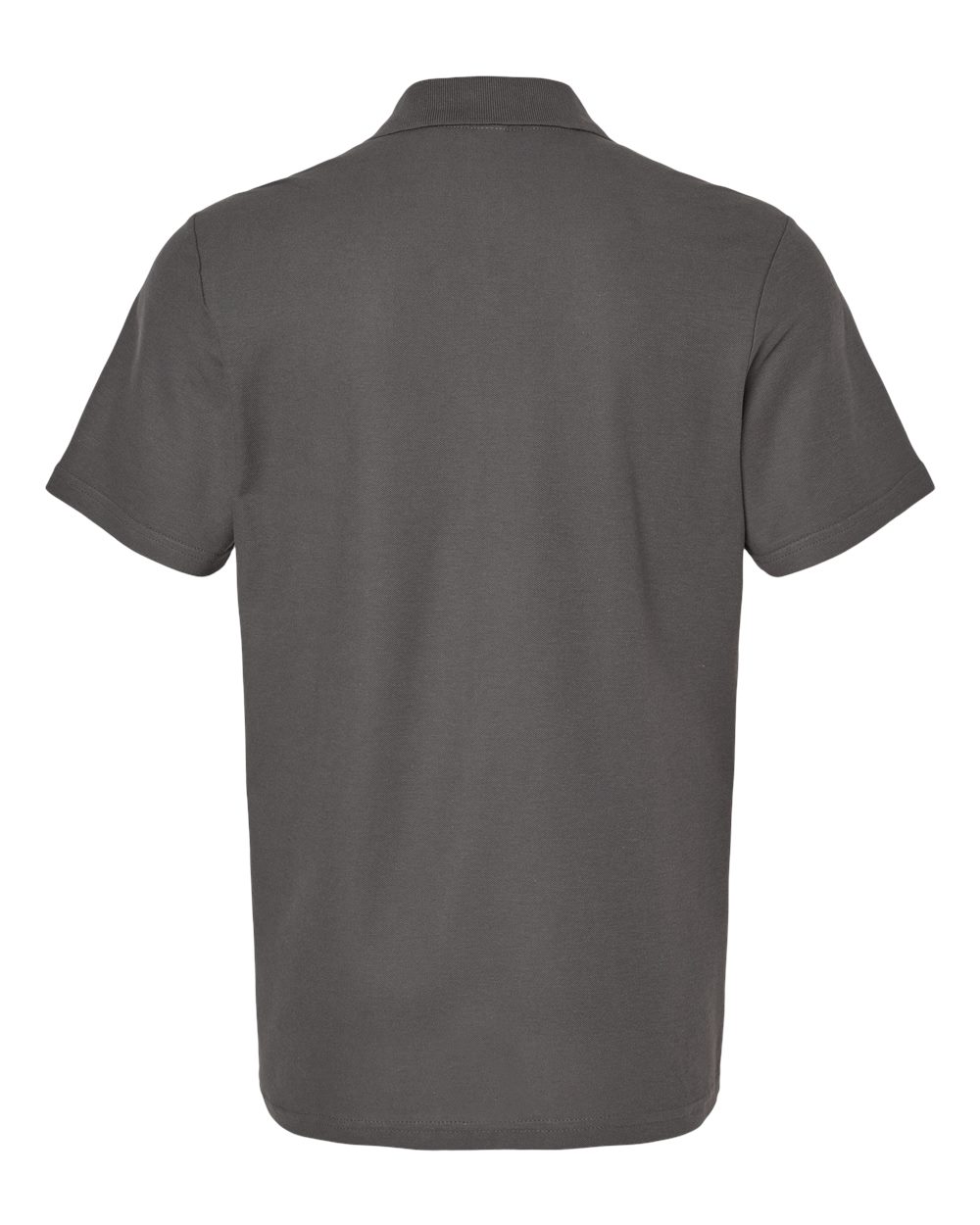 Gildan 64800 - Unisex Softstyle® Pique Polo - Charcoal - Back