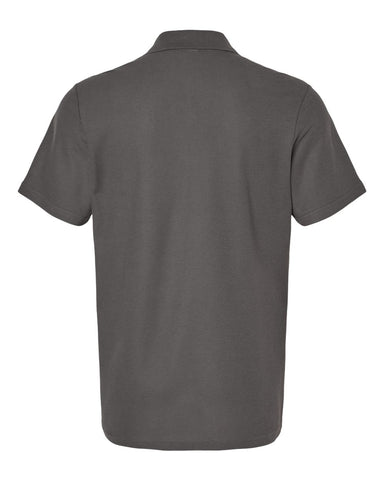 Gildan 64800 - Unisex Softstyle® Pique Polo - Charcoal - Back