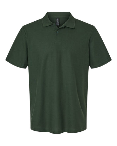 Gildan 64800 - Unisex Softstyle® Pique Polo - Forest Green - Front