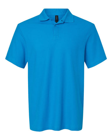 Gildan 64800 - Unisex Softstyle® Pique Polo - Sapphire - Front