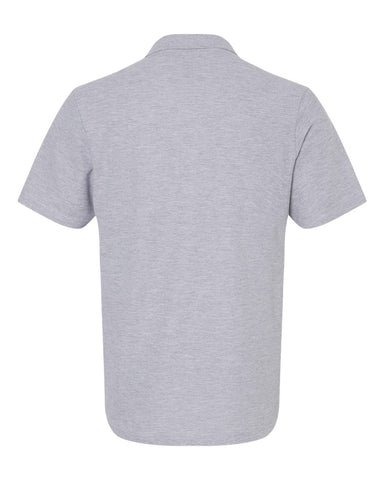 Gildan 64800 - Unisex Softstyle® Pique Polo - Sport Grey - Back