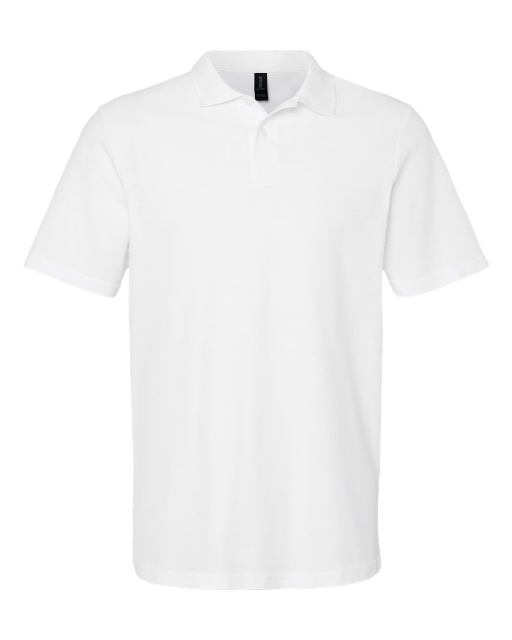 Gildan 64800 - Unisex Softstyle® Pique Polo - White - Front