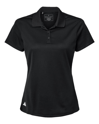 adidas A431 - Women's Performance Piqué Polo - Black