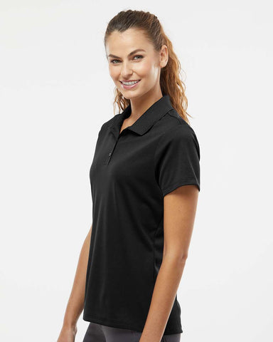 adidas A431 - Women's Performance Piqué Polo - Black