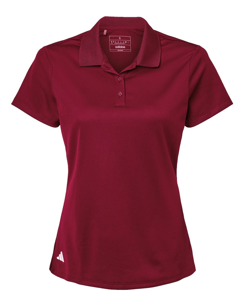 adidas A431 - Women's Performance Piqué Polo - Collegiate Burgundy