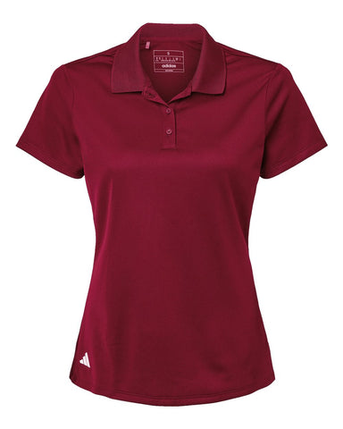 adidas A431 - Women's Performance Piqué Polo - Collegiate Burgundy