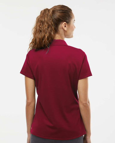 adidas A431 - Women's Performance Piqué Polo - Collegiate Burgundy
