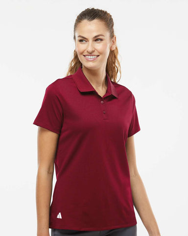 adidas A431 - Women's Performance Piqué Polo - Collegiate Burgundy