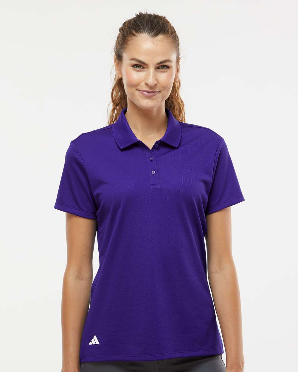 adidas A431 - Women's Performance Piqué Polo - Collegiate Purple