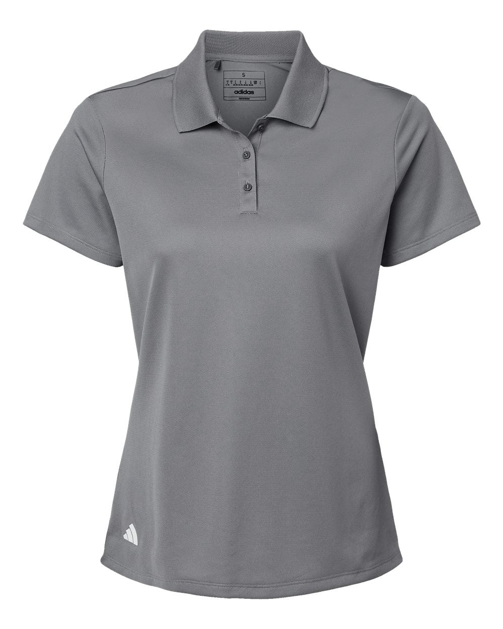 adidas A431 - Women's Performance Piqué Polo - Grey Three