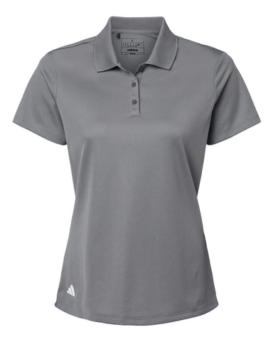 adidas A431 - Women's Performance Piqué Polo - Grey Three