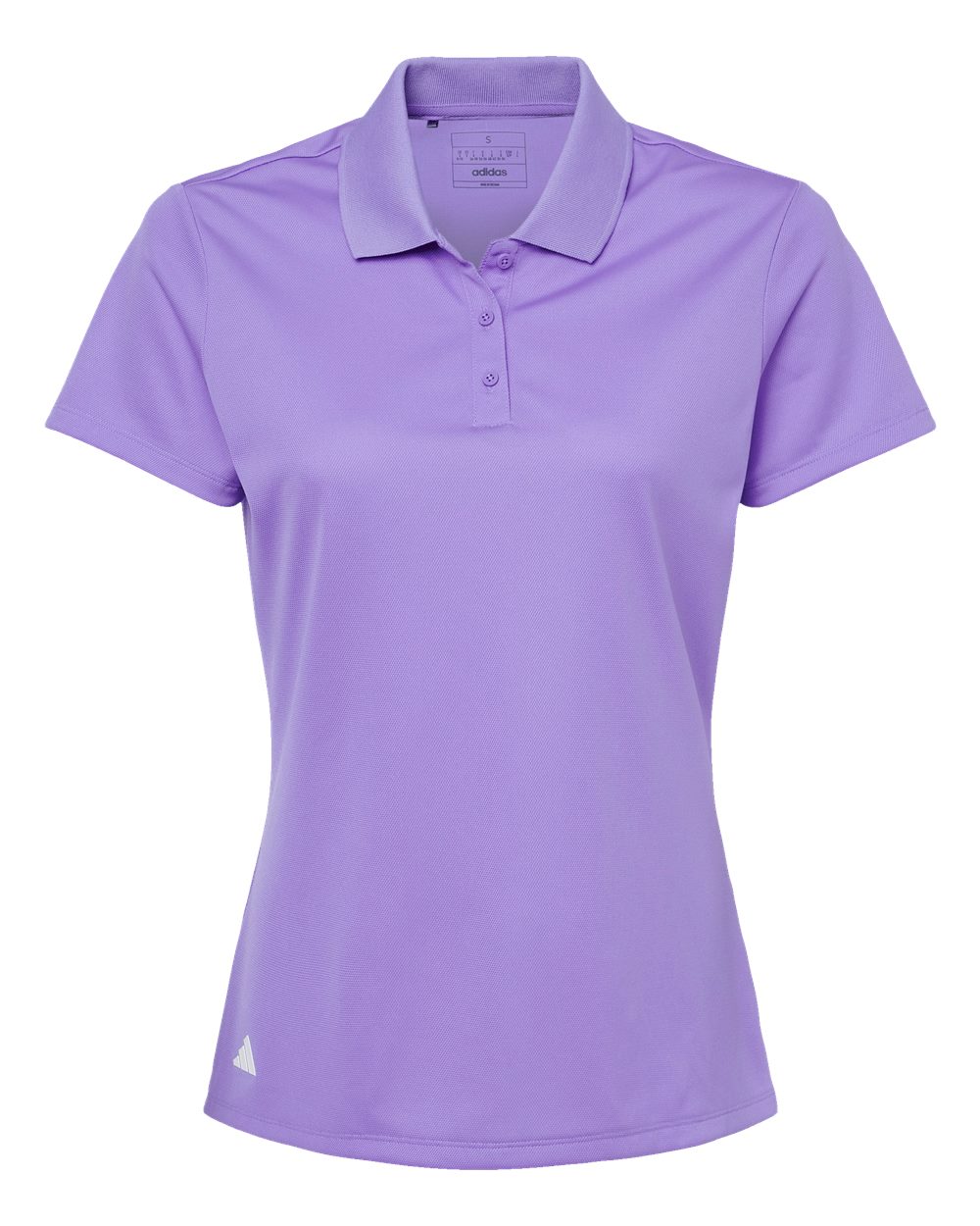 adidas A431 - Women's Performance Piqué Polo - Light Flash Purple