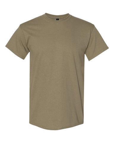 Gildan 5000 - Unisex Heavy Cotton™ T-Shirt - Prairie Dust - Front