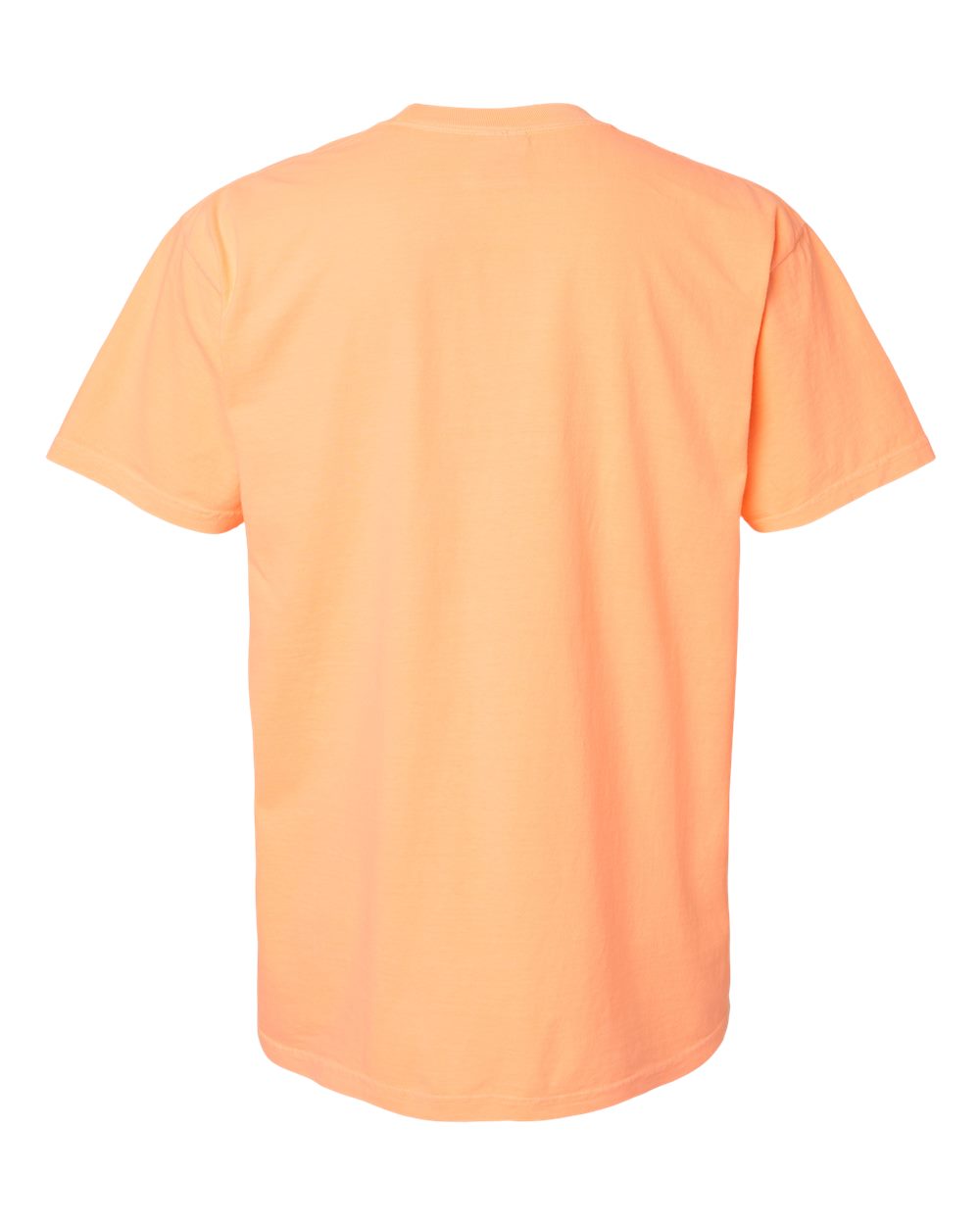Comfort Colors 1717 - Unisex Garment-Dyed Heavyweight T-Shirt - Neon Cantaloupe - Back