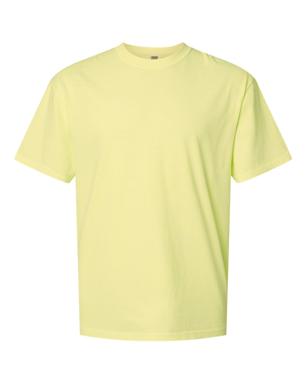 Comfort Colors 1717 - Unisex Garment-Dyed Heavyweight T-Shirt - Neon Lemon - Front
