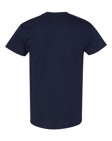 Gildan 5000 - Unisex Heavy Cotton™ T-Shirt - Blue Dusk - Back