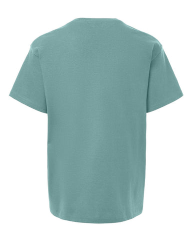 Gildan 5000B - Youth Heavy Cotton™ T-Shirt - Aquatic - Back