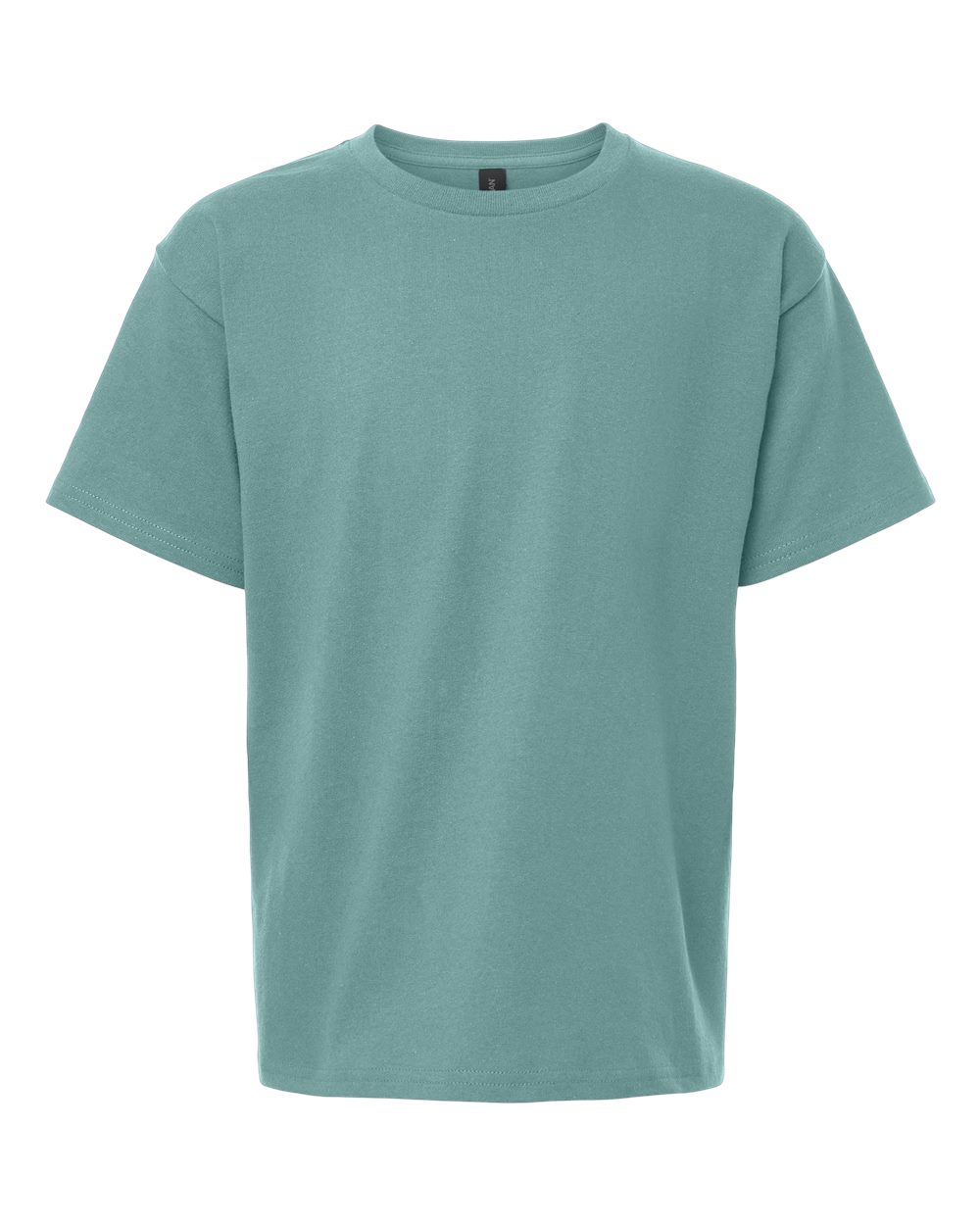 Gildan 5000B - Youth Heavy Cotton™ T-Shirt - Aquatic - Front