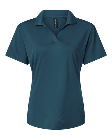 AllPro 41800L - Women's Pro-Lock Performance Polo - Atlantic Blue - Front