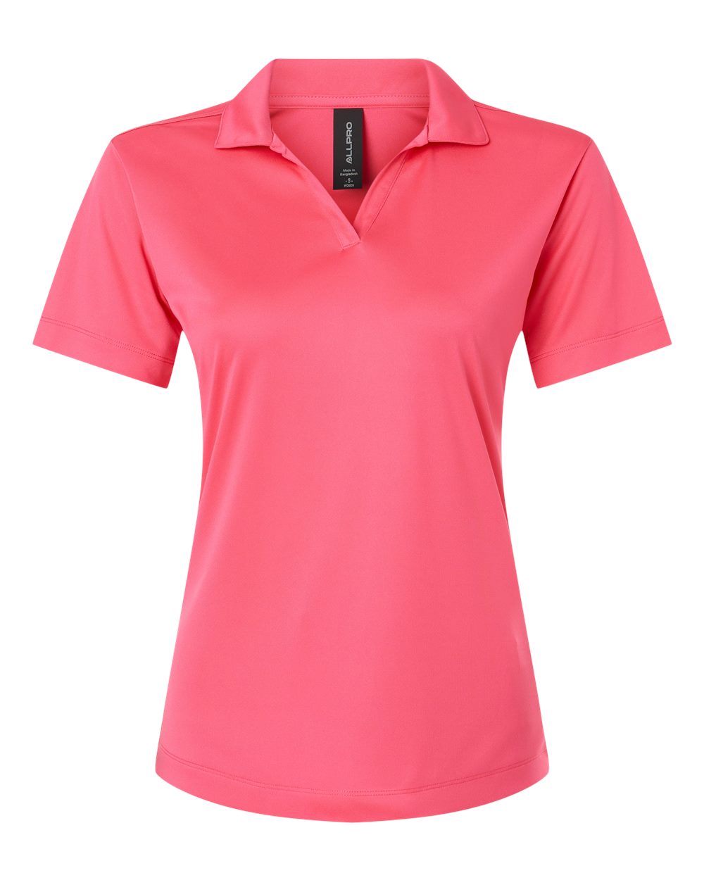 AllPro 41800L - Women's Pro-Lock Performance Polo - Bright Pink - Front