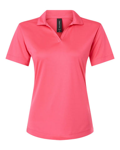AllPro 41800L - Women's Pro-Lock Performance Polo - Bright Pink - Front