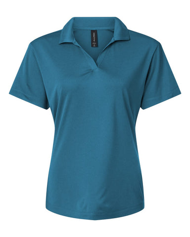 AllPro 41800L - Women's Pro-Lock Performance Polo - Pacific Blue - Front