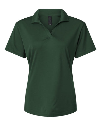 AllPro 41800L - Women's Pro-Lock Performance Polo - Forest Green - Front