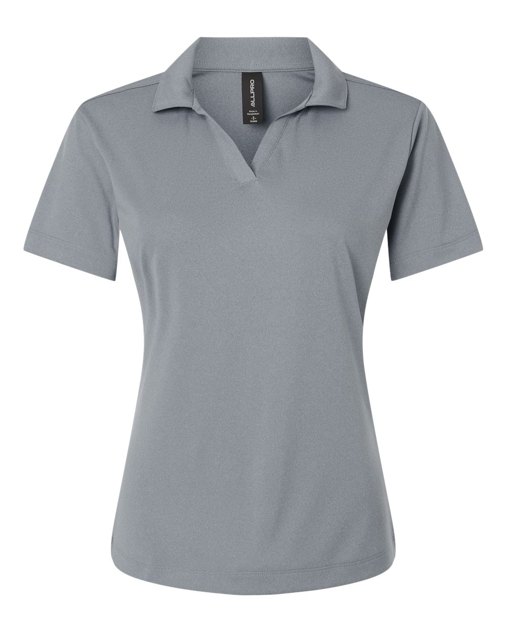 AllPro 41800L - Women's Pro-Lock Performance Polo - Heather Steel - Front