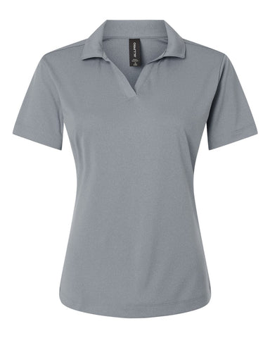 AllPro 41800L - Women's Pro-Lock Performance Polo - Heather Steel - Front
