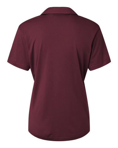 AllPro 41800L - Women's Pro-Lock Performance Polo - Maroon - Back