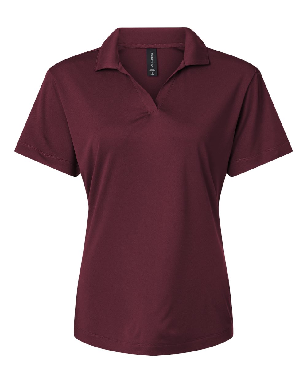 AllPro 41800L - Women's Pro-Lock Performance Polo - Maroon - Front