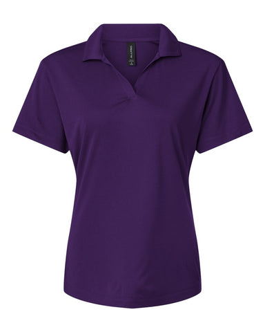 AllPro 41800L - Women's Pro-Lock Performance Polo - Purple - Front