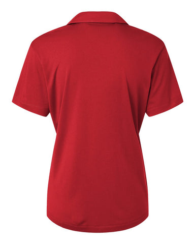 AllPro 41800L - Women's Pro-Lock Performance Polo - Red - Back