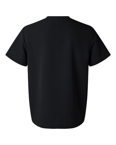 Jaanuu M10001 - Men's Holmes Everyday 1-Pocket Scrub V-Neck Top - Black