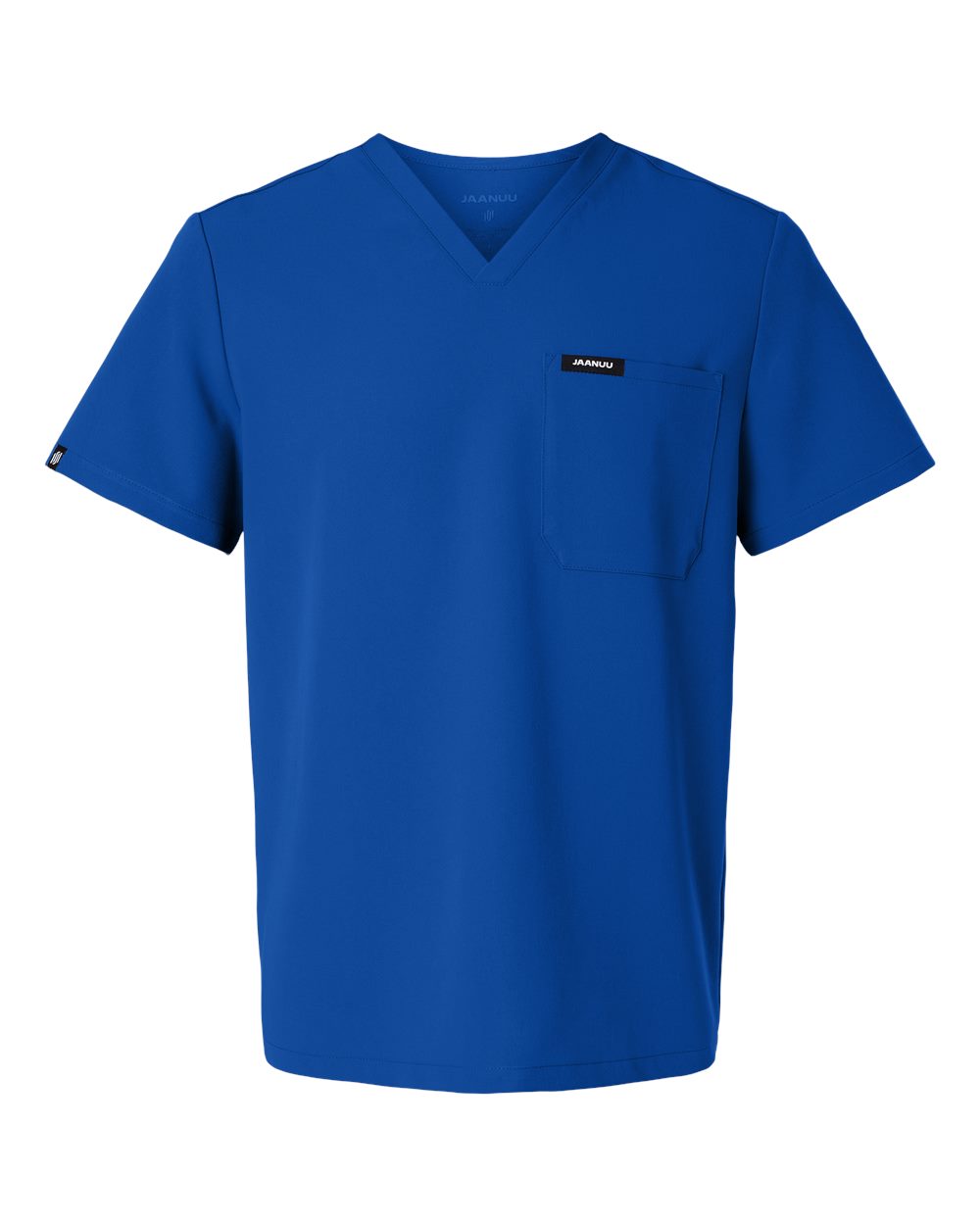 Jaanuu M10001 - Men's Holmes Everyday 1-Pocket Scrub V-Neck Top - Royal Blue