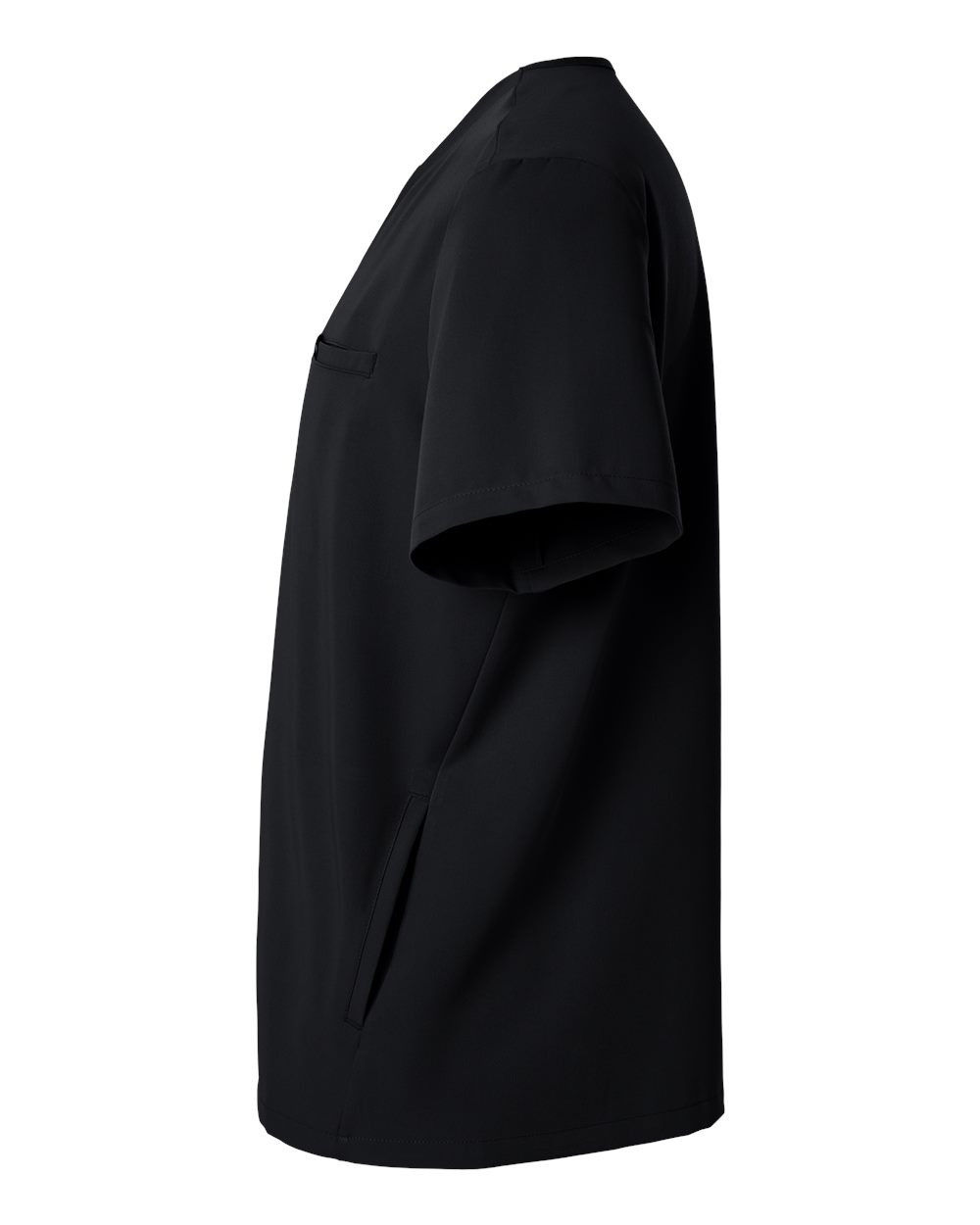 Jaanuu M10002 - Men's Platt 3-Pocket Scrub V-Neck Top - Black