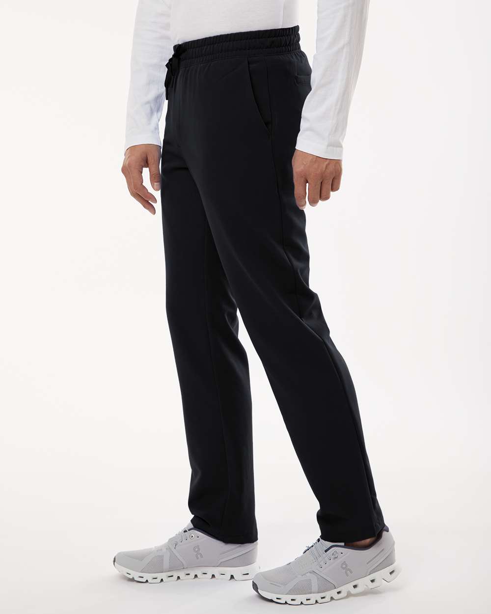 Jaanuu M20001 - Men's Rhodes Everyday Straight-Leg Scrub Pants - Black