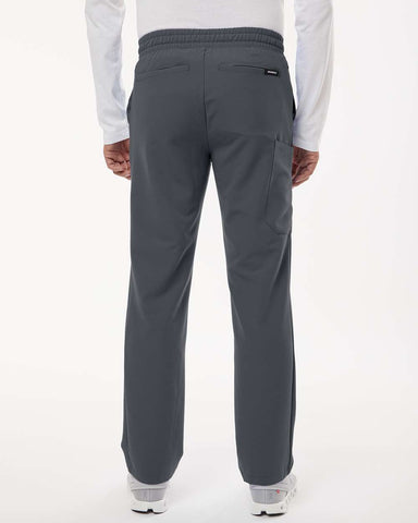 Jaanuu M20001 - Men's Rhodes Everyday Straight-Leg Scrub Pants - Carbon Grey