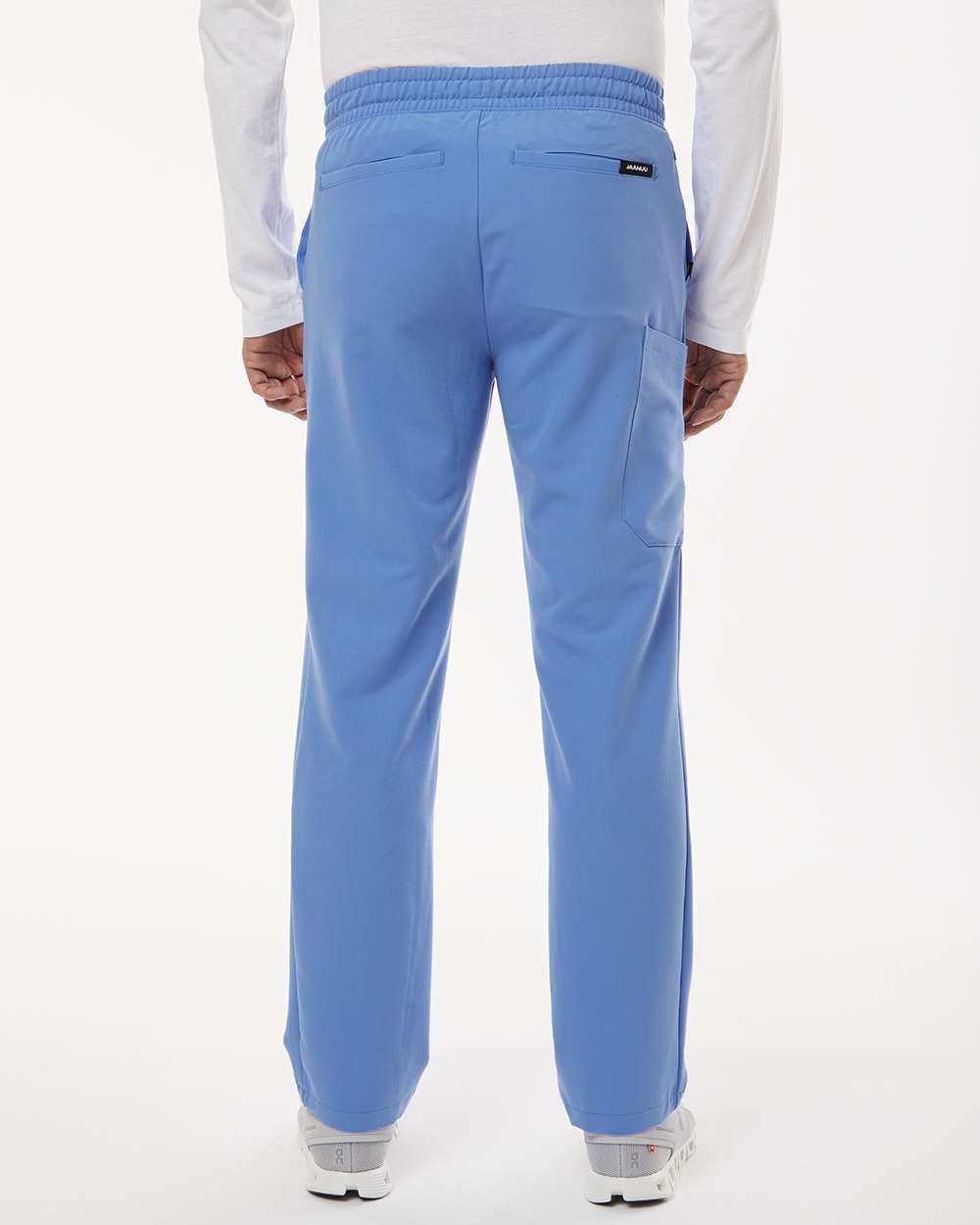 Jaanuu M20001 - Men's Rhodes Everyday Straight-Leg Scrub Pants - Ceil Blue