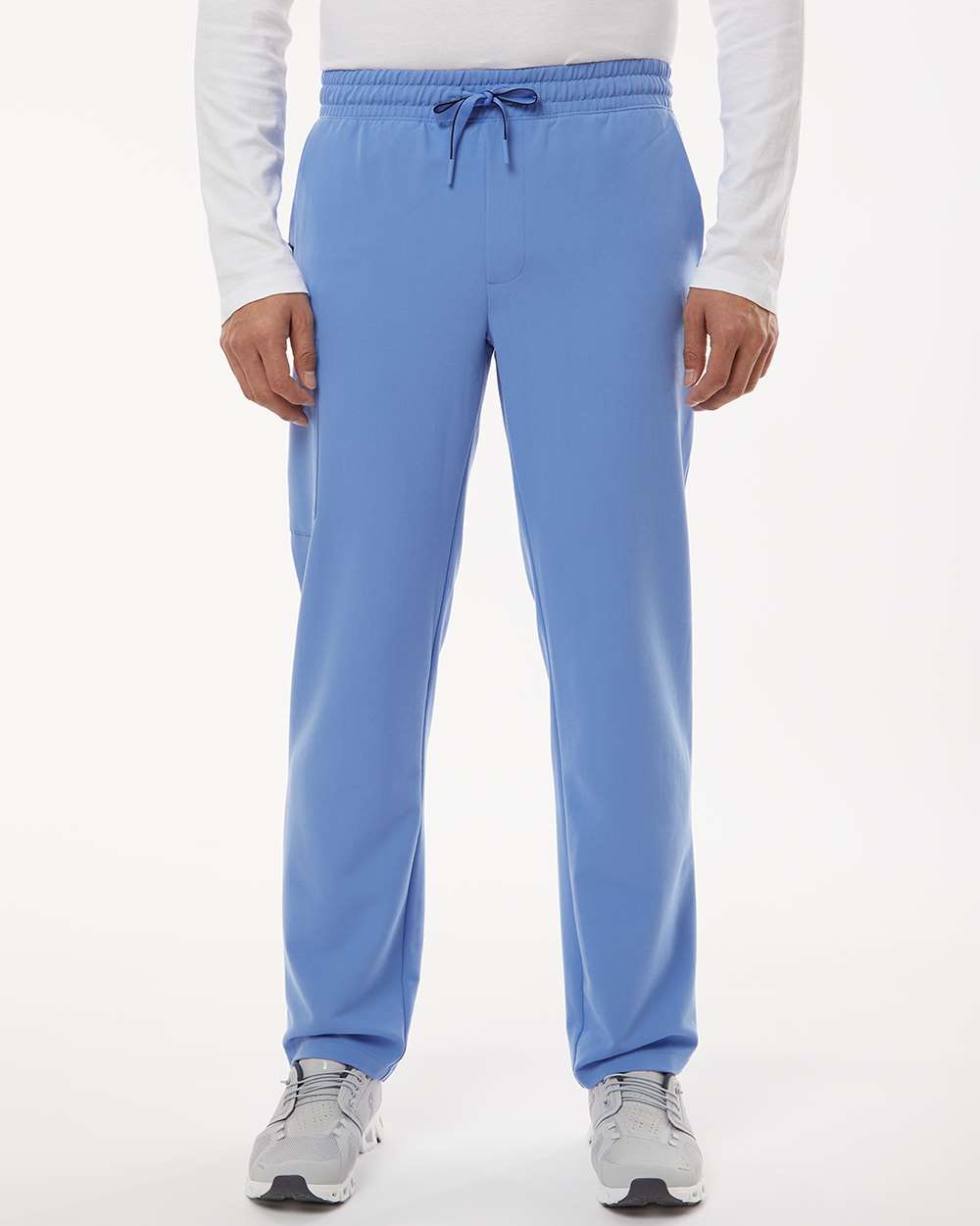 Jaanuu M20001 - Men's Rhodes Everyday Straight-Leg Scrub Pants - Ceil Blue