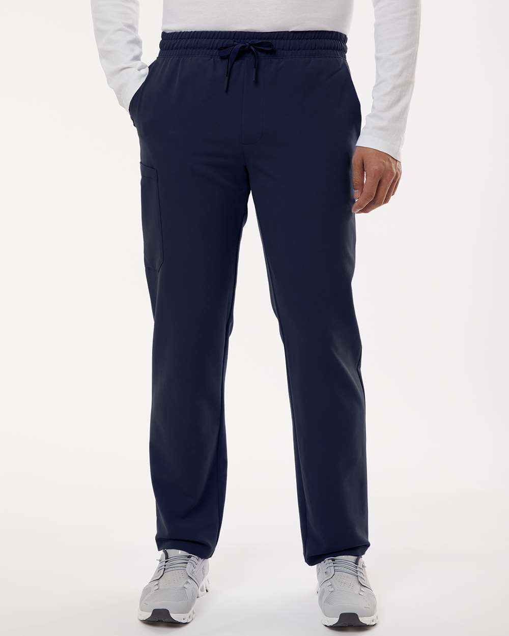 Jaanuu M20001 - Men's Rhodes Everyday Straight-Leg Scrub Pants - Midnight Navy