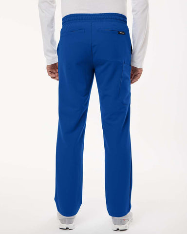 Jaanuu M20001 - Men's Rhodes Everyday Straight-Leg Scrub Pants - Royal Blue