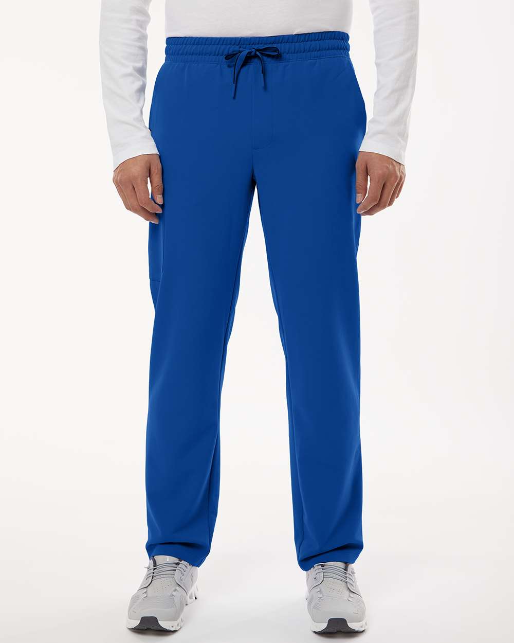 Jaanuu M20001 - Men's Rhodes Everyday Straight-Leg Scrub Pants - Royal Blue